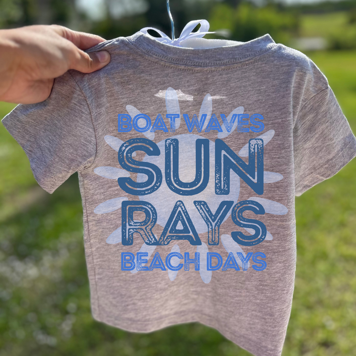 Boat Days in Blue: Tee or Romper