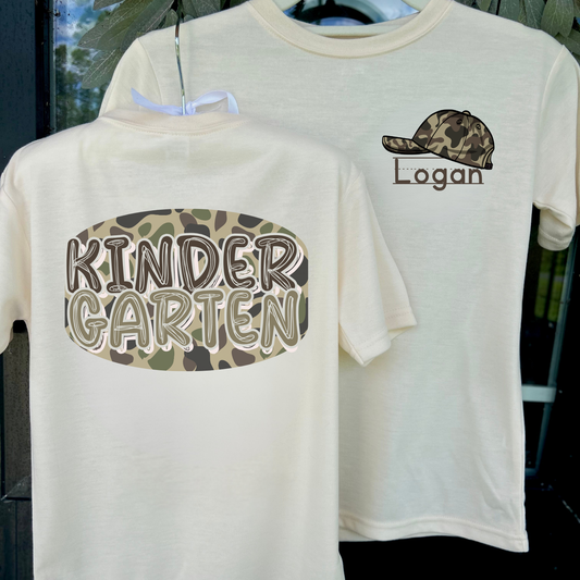 Personalized Grade Tees: Camo Hat