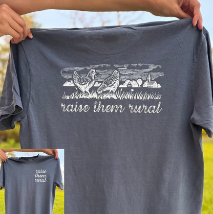 Raise Them Rural Cotton Tee
