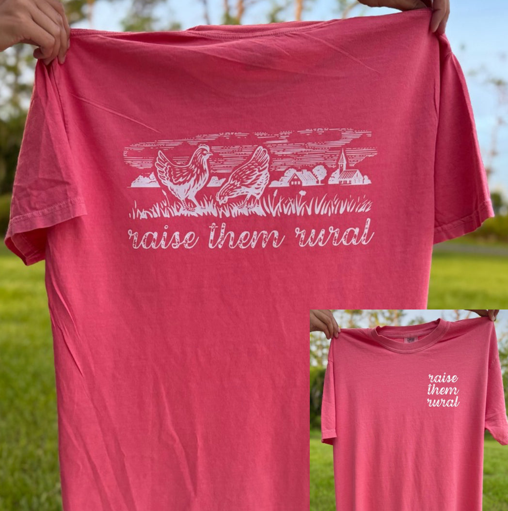Raise Them Rural Cotton Tee