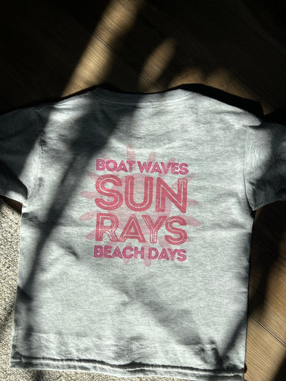 Boat Days in Pink: Tee or Romper