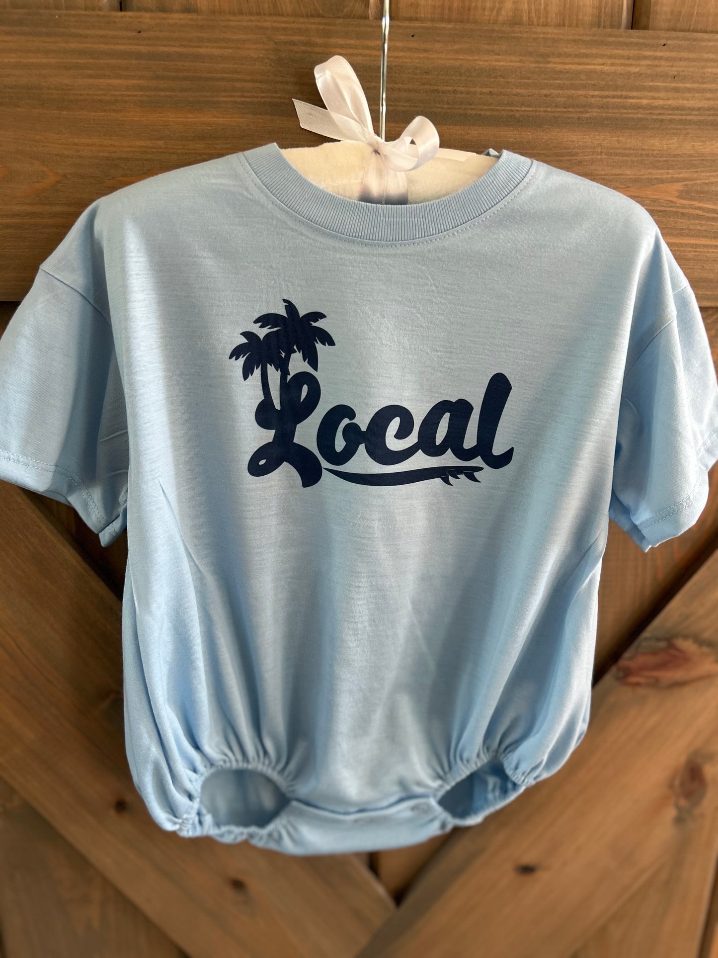 LOCAL in Blue: Tee or Romper