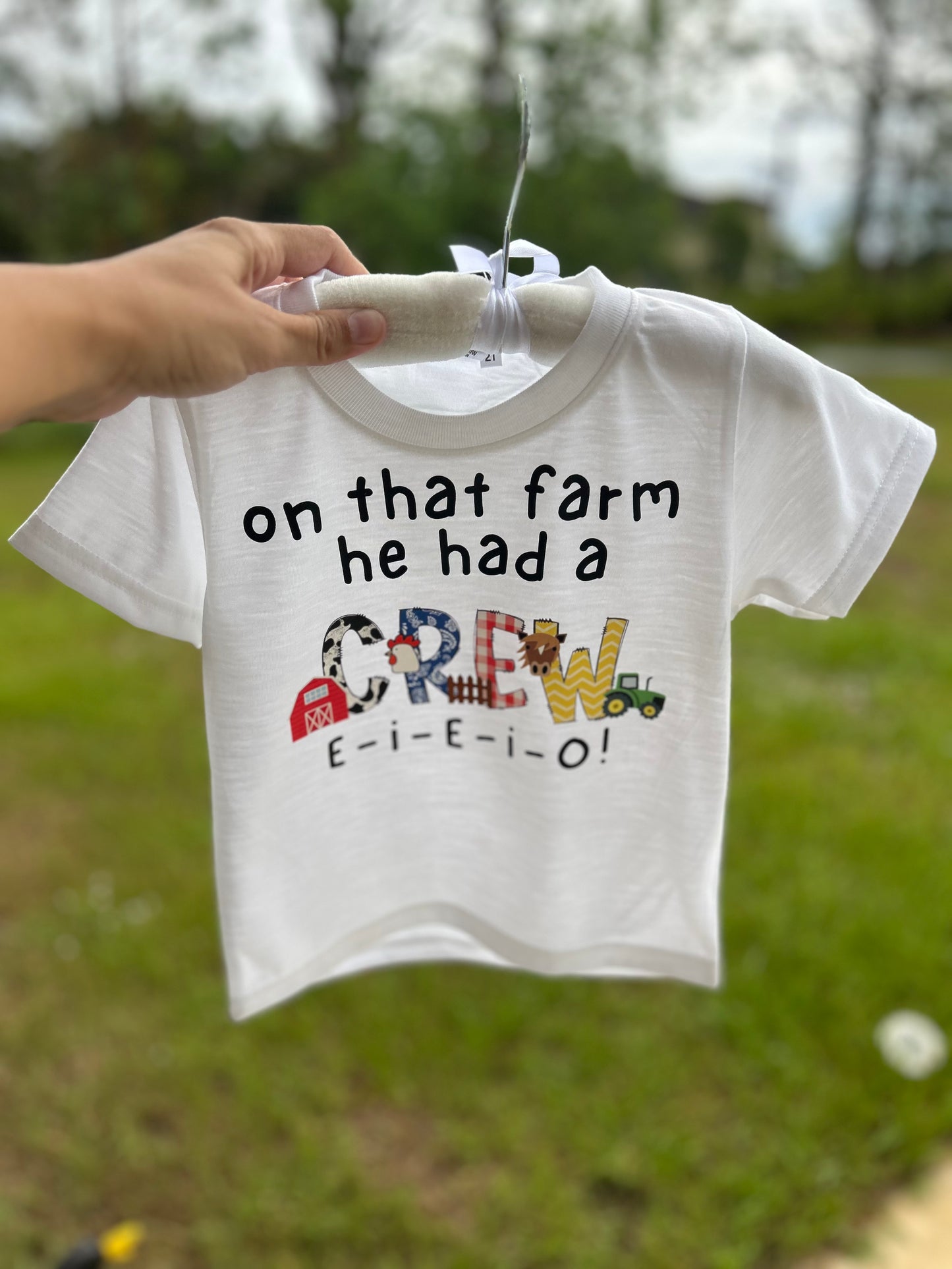 Old McDonald Name: Tee or Romper