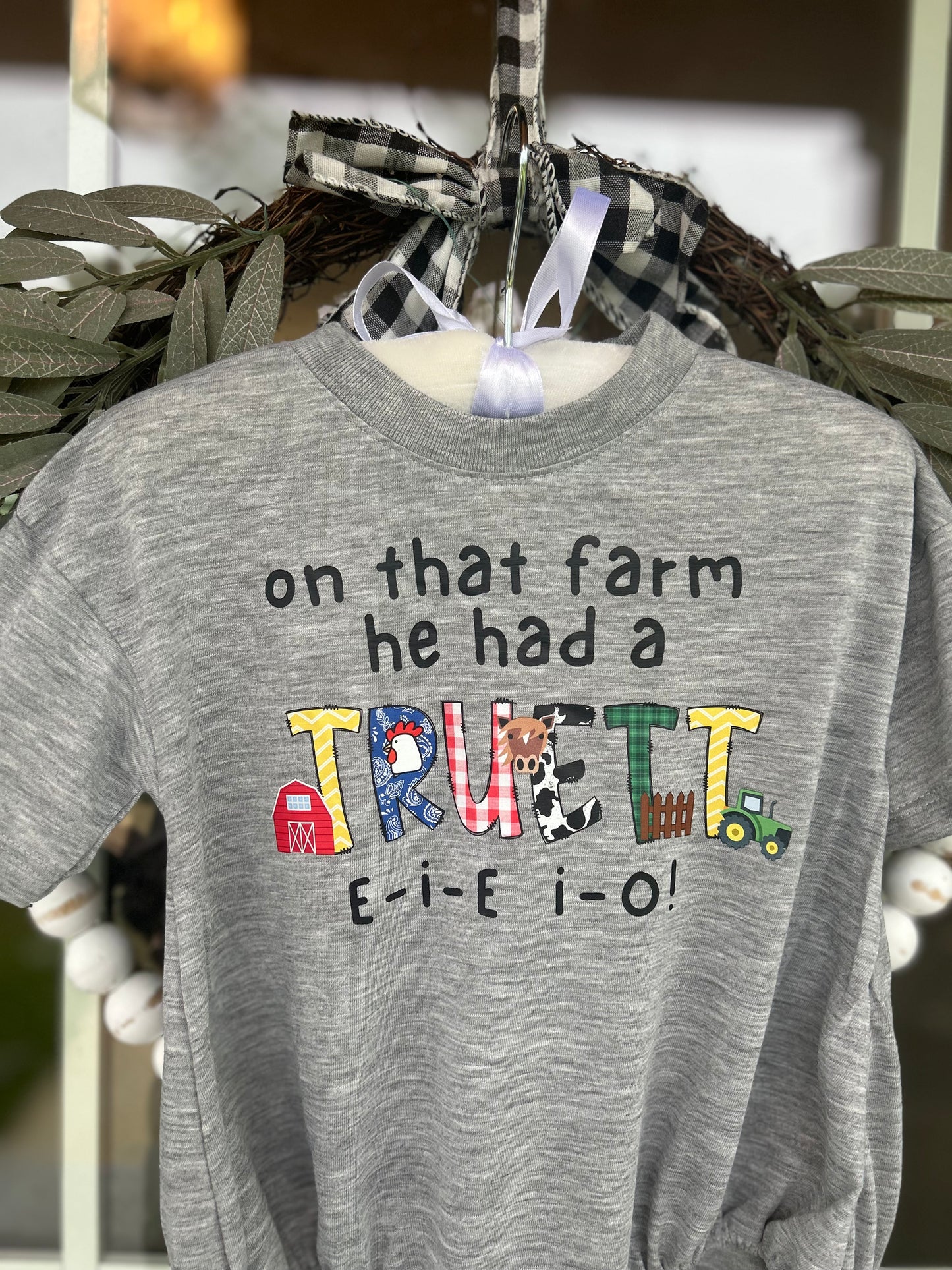 Old McDonald Name: Tee or Romper