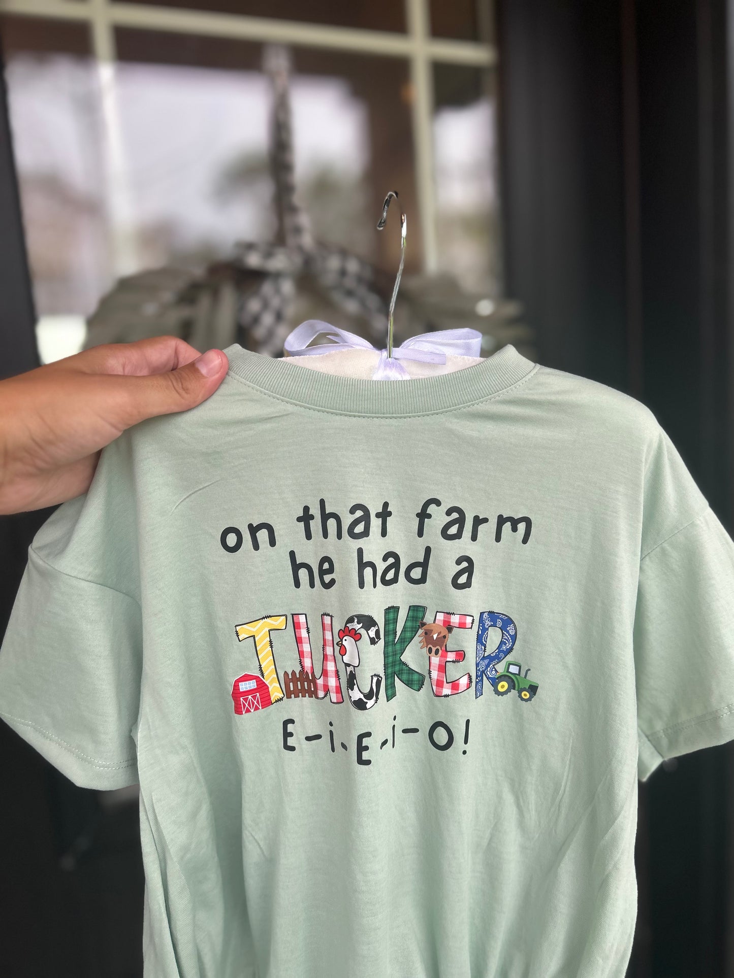 Old McDonald Name: Tee or Romper