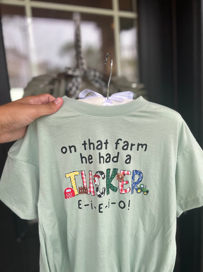 Old McDonald Name: Tee or Romper