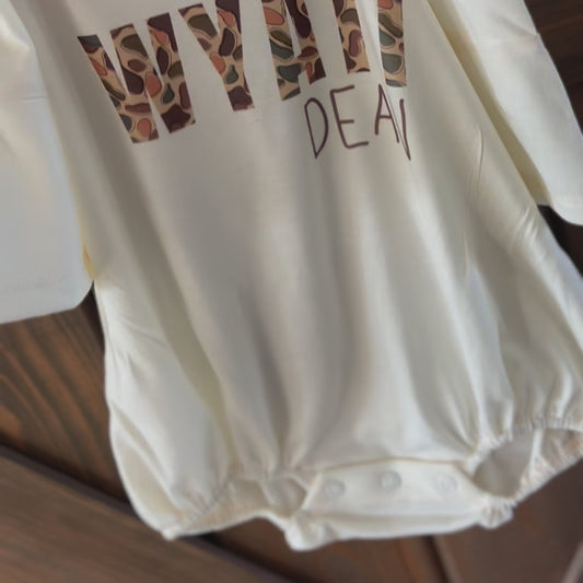 Name in Camo: Tee or Romper